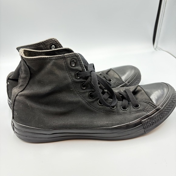 CONVERSE Chuck Taylor ALL STAR Men High Top Monochrome Black NINJA‎ M8 W10 - Picture 11 of 11